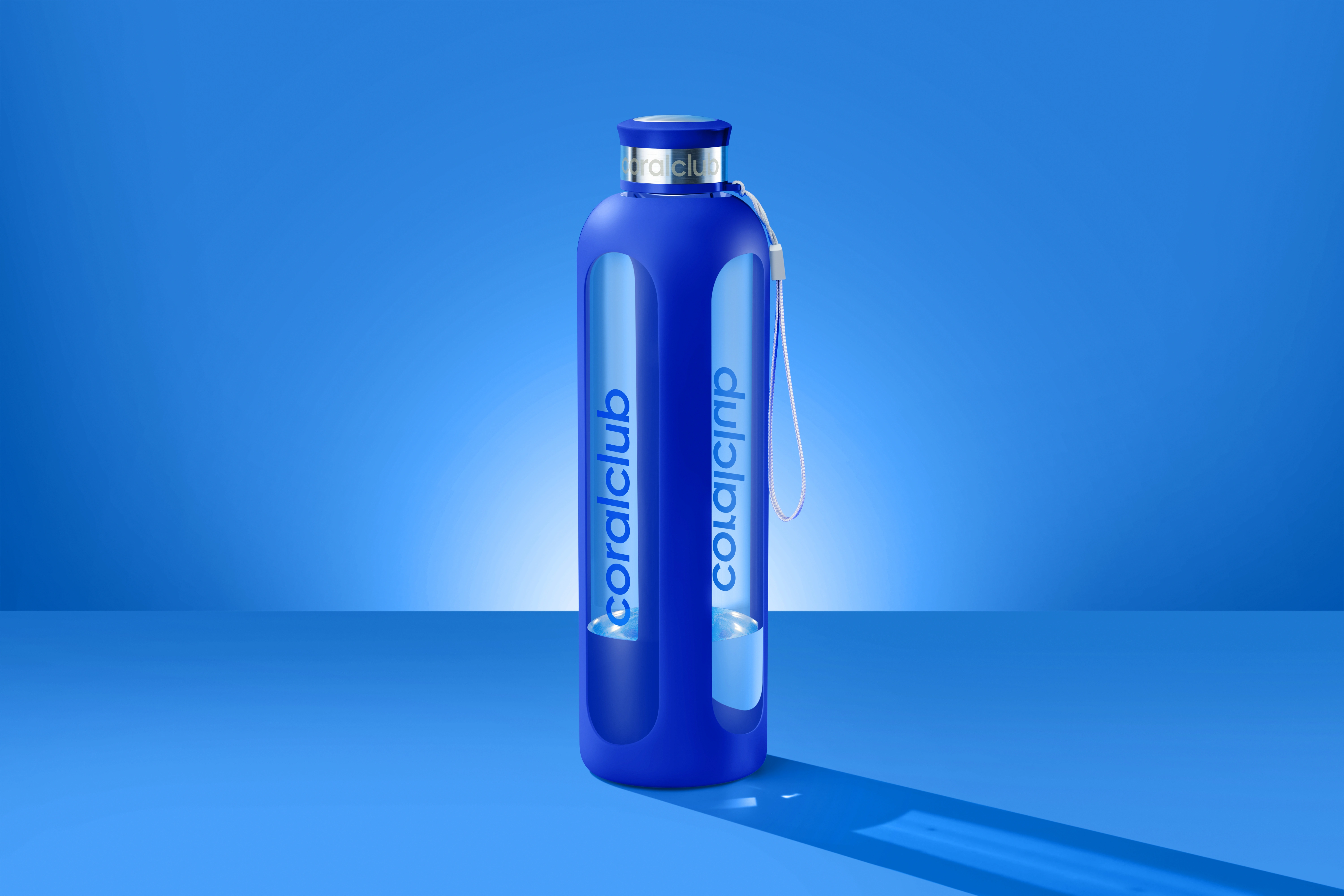 Clear Water glass bottle